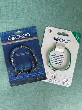 NEW 4 Ocean Bracelets! Everglades & Loggerhead Sea Turtle! Lot of 2!!